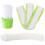 Microfibre Pp Nylon Multi-function Duster, Handy Design Small Cleaning Brush With Microfiber Cloth Tool For Versatile Use In Your Home And Car (Set Of 2