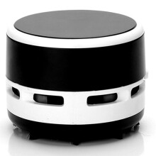 Draagbare mini-stofzuiger, handzaam ontwerp voor snelle reiniging, werkt op batterijen, gemakkelijk schoon te maken, perfect voor bureaus en auto's.