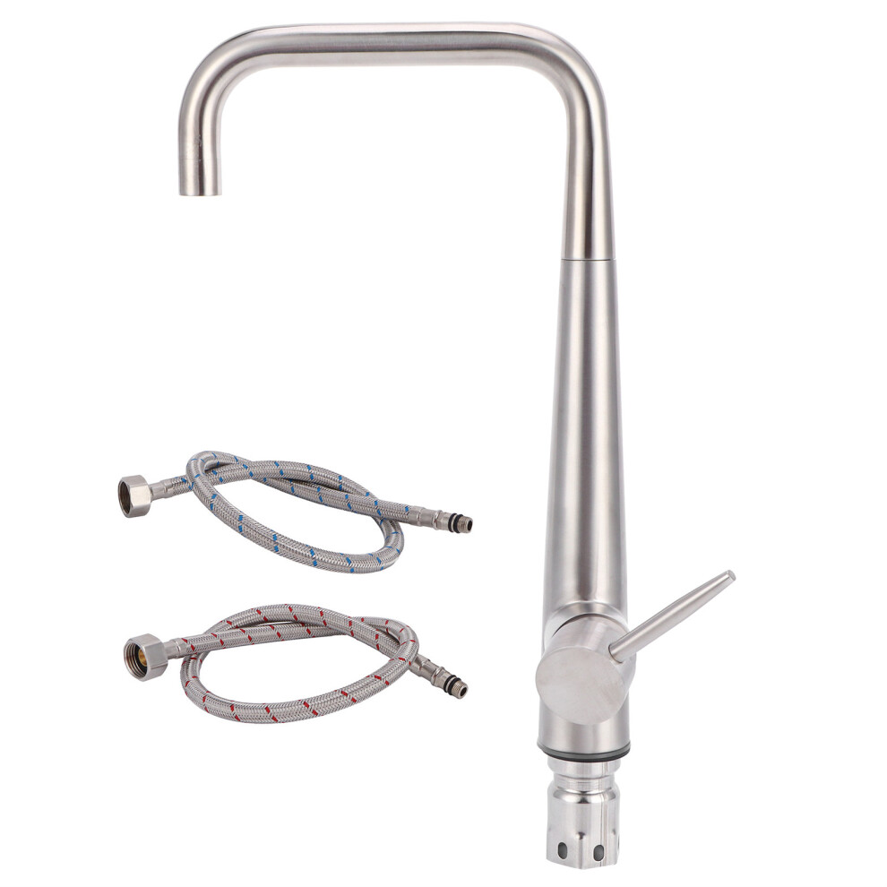 360 Degree Swivel Kitchen Faucet With Anticorrosion, Antirust, And Easy Installation Features, Space-Saving Sink Basin Faucet For Indoor/Outdoor Wash 9148971044065