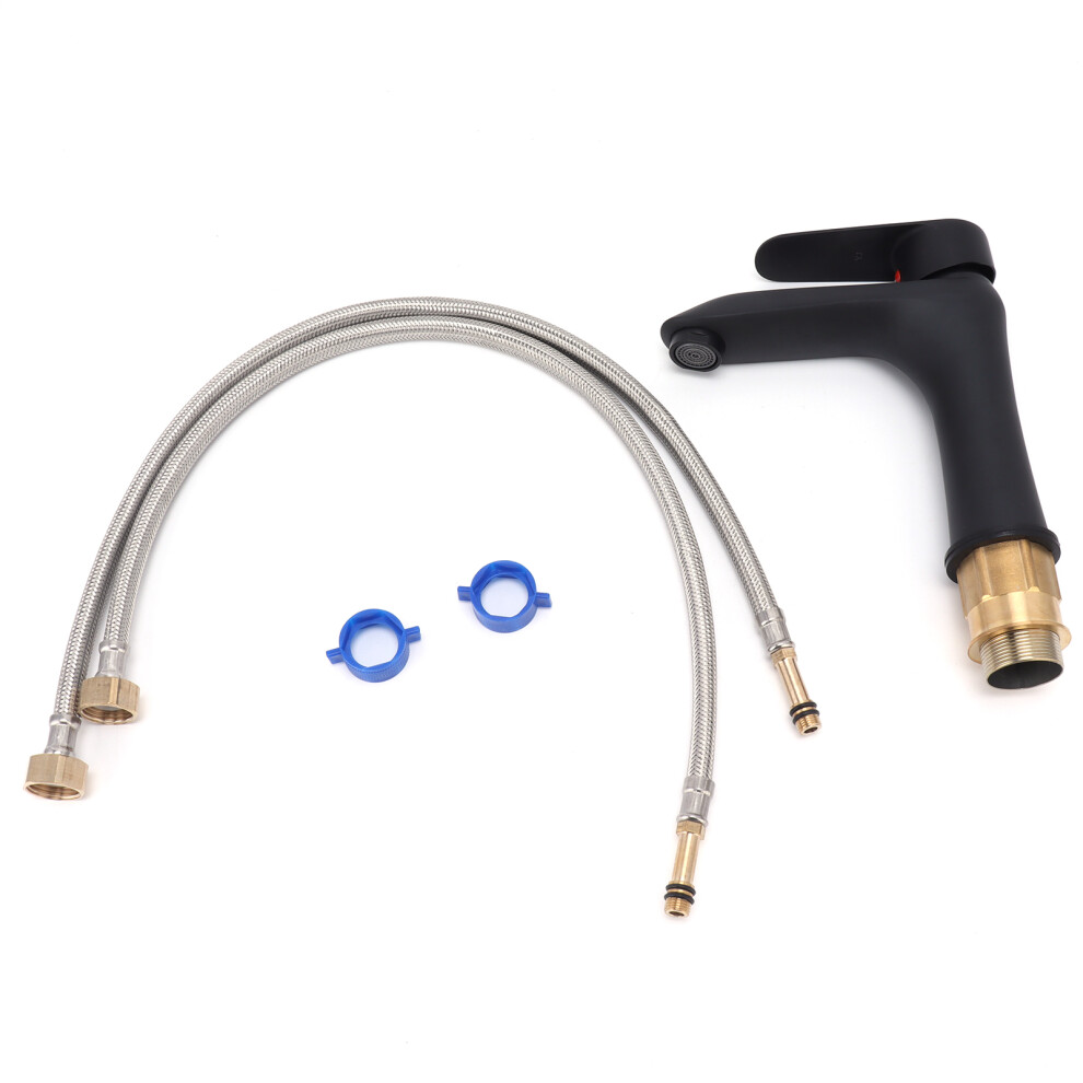 High-Grade Brass Construction, Easy Installation Bathroom Faucet That Adds A Touch Of Sophistication To Your Space, Single-Handle Mixing Faucet Offers 9148971532630