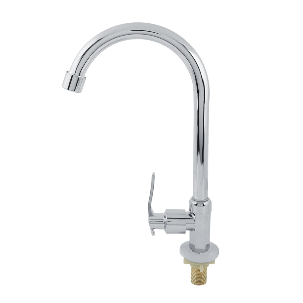 Single Cold Water Valve, High-Arc Kitchen Faucet For Convenient Washing With Spraying Mode For Thorough Cleaning 9464372607693