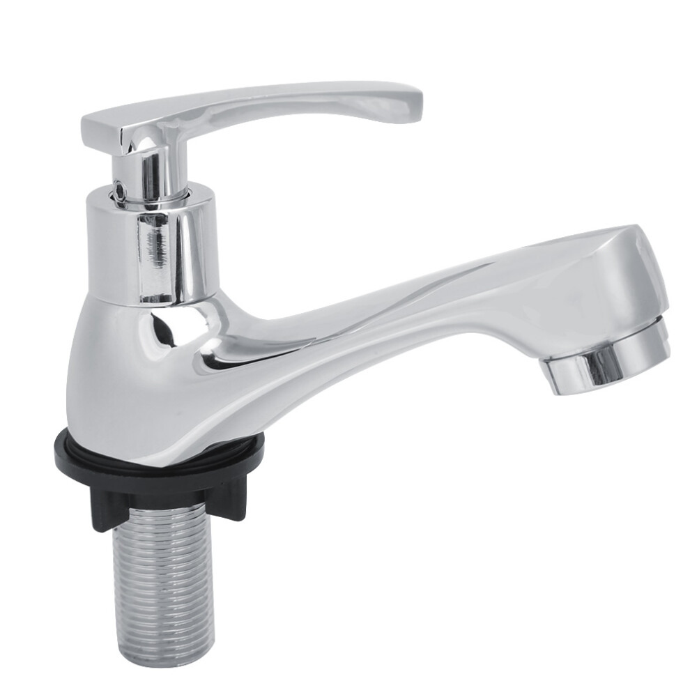 Smooth Water Flow Abs Plastic Faucet With Long Service Life, Single Cold Water Tap Corrosion Resistant Surface For Kitchen Bathroom Area, G1_2 Thread 9148971044515