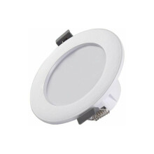 LED-panelbelysning lämplig för fuktiga platser, heltäckande aluminiumkonstruktion, tunn LED-downlight för infällt tak, neutralvit 4000K 460Lm