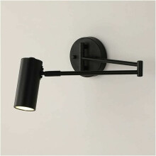 Opvouwbare telescopische wandlamp met industrieel retro design en zacht, niet-verblindend licht voor lezen in de slaapkamer en decoratie in de hal