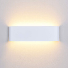 Lampada da parete in alluminio, semplice e generosa, LED da 12 W per interni ed esterni, il design impermeabile garantisce un utilizzo sicuro in