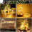 Warm White Fairy Lights for Wedding, LED String Lights Battery Operated with Dimmable Remote Controlled and Timer Function, 8 Modes Waterproof for 3