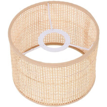 Mocna struktura klosza lampy: Wykwintny ręcznie tkany rattan w stylu vintage, klosz z siatki zapewnia szerokie zastosowanie i łatwą instalację.