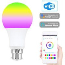Home Decor Luminary, Intelligent RGB Bulb, Dimmable from Warm to Cool White, WiFi Light Bulb for Smart Homes, Alexa and Google Home Compatible, 16