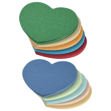 NHQ Presentation Cards, Pack of 100 Heart Paper CutOuts, DIY Craft Project