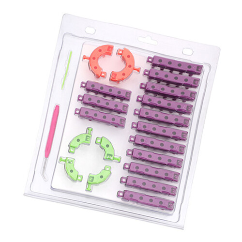 Spliced   Braided Frame Knitting Weaving  Long Rings Set with