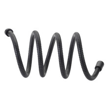 1.5 m shower hose, black, pressure spray hose for bathroom, corrosion resistant, easy to connect for shower heads and hand showers