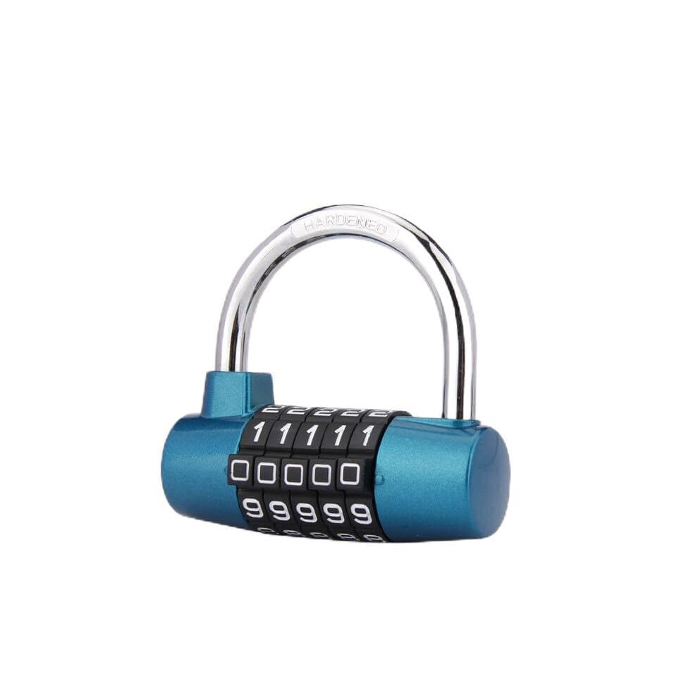 Childproof lock for gym locker, travel suitcase, luggage, drawers, toolbox accessories, password lock, durable padlock, color (S889Blue)