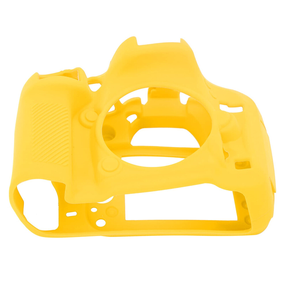 Digital Camera Cover, Silicone Full Body Protective Case For Nikon D600 / D610, Washable Camcorder Camera Skin Protective Cover (Yellow) Yellow 9412369172020