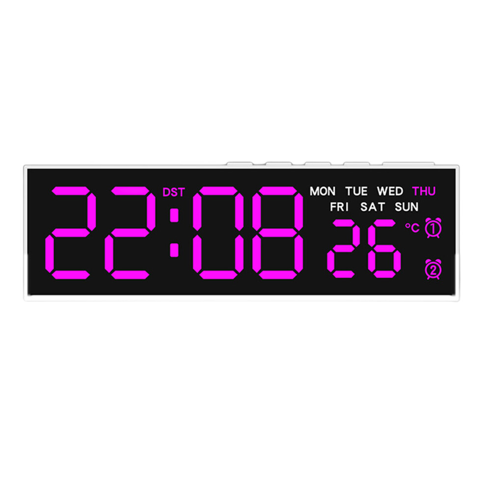 Alarm Clocks For Bedroom Digital Desk-5519 Shell Pin White 7627000571250