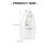 Big 1/2L Drink Container With Leakproof Lid-White lid 2L 3