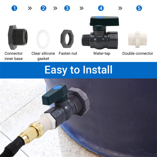 Regulable Rainwater Flows Divider Corrosions Resistant-Set 2 2