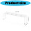 2 Piece Modern Wine Stopper Storage Rack Clear Acrylic Shelf For 3