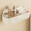 Wall Mounted Bathroom Shelf Easy Installation Plastic-L 5