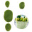 40PCS Realistic Artificial Moss Rock Low Maintenance Aquarium 2