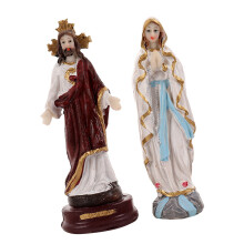 Gedetailleerde kerststal harsen Jezussen standbeeld 13,5-Stijl C