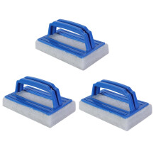 Pool Scrubber 3Pack Handheld Pool Scrub Brush For Swimming Pool Steps Corners And Shower Tiles