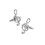 Cufflinks Musical Note Shirt Silver Golf Men's Suit Accessories Ref: 1148 1