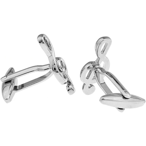 Cufflinks Musical Note Shirt Silver Golf Men's Suit Accessories Ref: 1148 2