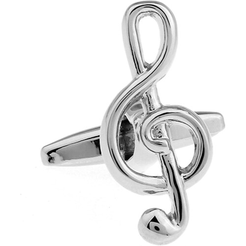 Cufflinks Musical Note Shirt Silver Golf Men's Suit Accessories Ref: 1148 1