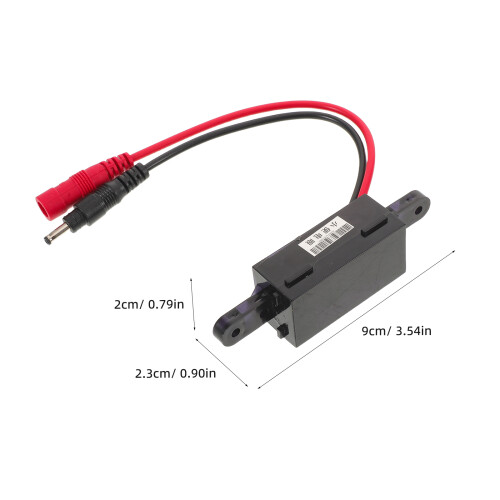Black Plastic Infrared Urinal Sensor Flush Valve for Bathroom 1