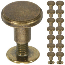 Stud Button Golden 20 0,37x0,37x0,31 Zoll