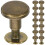 Stud Button Golden 20 0,37x0,37x0,31 Zoll 1