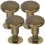 Stud Button Golden 20 0,37x0,37x0,31 Zoll 5