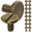 Stud Button Golden 20 0,37x0,37x0,31 Zoll 3