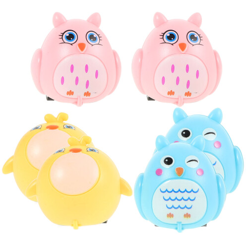 12Pièces Poussée Bébé Animaux PP Jouet Coloré 1