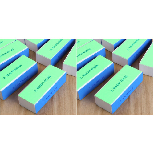 20 Pcs Washable Nail Shiner Sponge Files Buffers Sanding Blocks 2