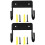 2Pcs Ironing Board Hanger Wall Mount Storage Rack Black 6