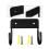 2Pcs Ironing Board Hanger Wall Mount Storage Rack Black 9