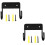 2Pcs Ironing Board Hanger Wall Mount Storage Rack Black 7