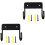 2Pcs Ironing Board Hanger Wall Mount Storage Rack Black 4