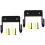 2Pcs Ironing Board Hanger Wall Mount Storage Rack Black 5