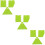 9Pcs Lightweight Plastic Cake Set for Home Use Light Green 9