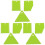 9Pcs Lightweight Plastic Cake Set for Home Use Light Green 2