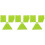 9Pcs Lightweight Plastic Cake Set for Home Use Light Green 4