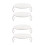 4 Pcs Rounded Microwave Oven Rack Steaming Tray Kitchen Accessory 7
