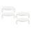 4 Pcs Rounded Microwave Oven Rack Steaming Tray Kitchen Accessory 4