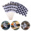 60 Pcs Checkered Flag Stick Flags High Visibility Fade Resistant 11