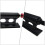 4 Sets Durable Iron Bike Fork Mounts Quick Release Blocks Black 5