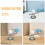 4 Pcs Solar System Model Kit Earth Moon Sun Orbit Teaching Tool For Kids 7