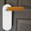 8 Pcs Spiral Door Handle Cover Child Safe Knob Lock Protector Coffee 3