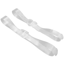 2Stk Leichter Damen Hüftgürtel Transparente Gürteltasche Weiß Strap